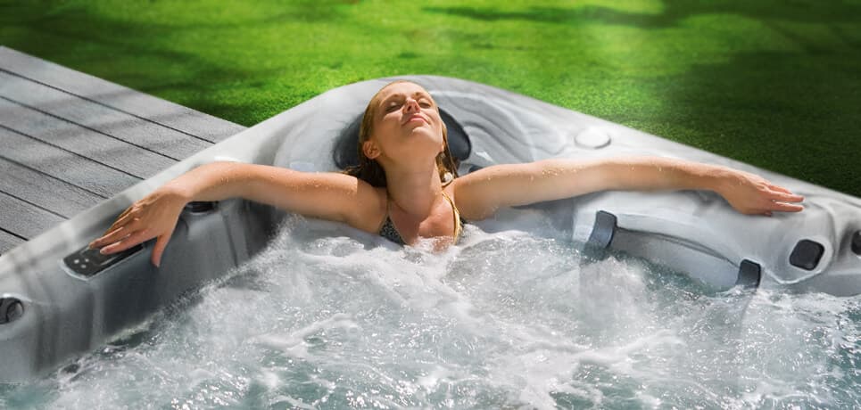 Hydrotherapy jets in an Earth Spa hot tub