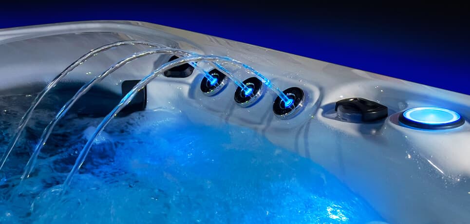Finished Earth Spas hot tub end result