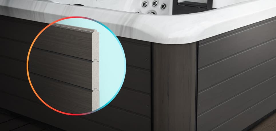 Seamless foam-core connections
