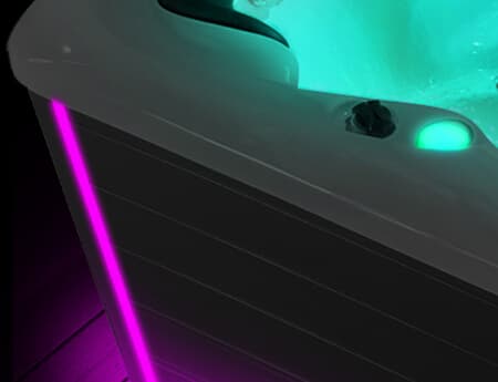 Internal spa step